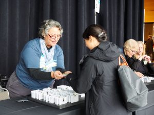At our Sip and Savor event, Brandon Machel helped serve Full Title ice cream to guests!